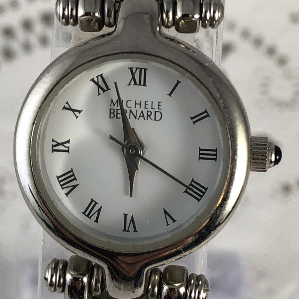 Vintage Michele Bernard Stainless Steel Wristwatch